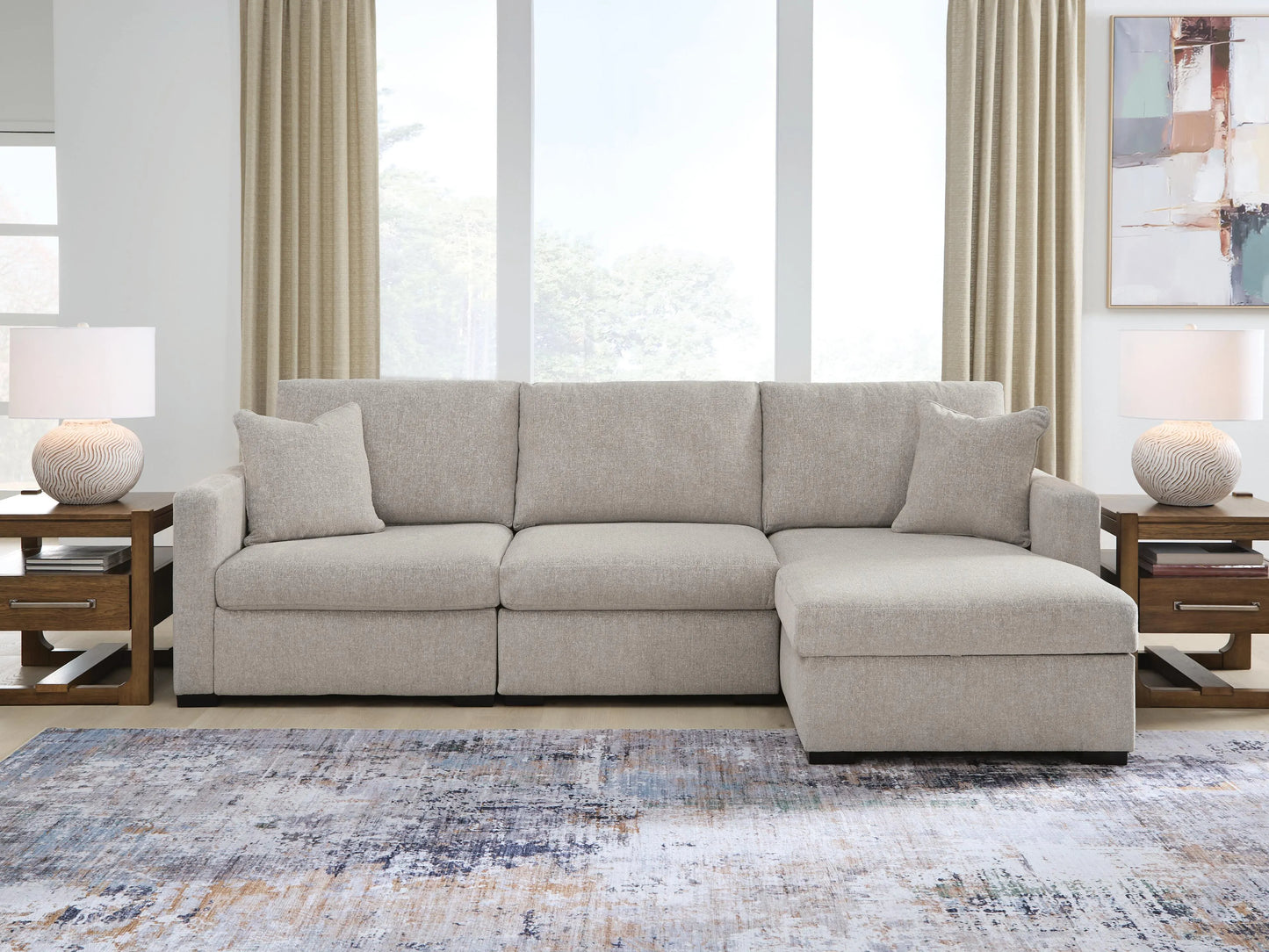 ModMax Luxe 3-Piece Sectional Sofa Chaise