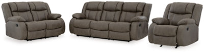 Sofá reclinable, loveseat y sillón reclinable First Base
