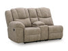Ravenswaye Left-Arm Facing Reclining Loveseat with Console