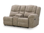 Ravenswaye Right-Arm Facing Reclining Loveseat with Console