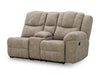 Ravenswaye Right-Arm Facing Reclining Loveseat with Console