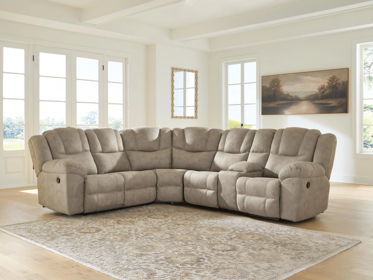 Ravenswaye 3-Piece Reclining Sectional with Console