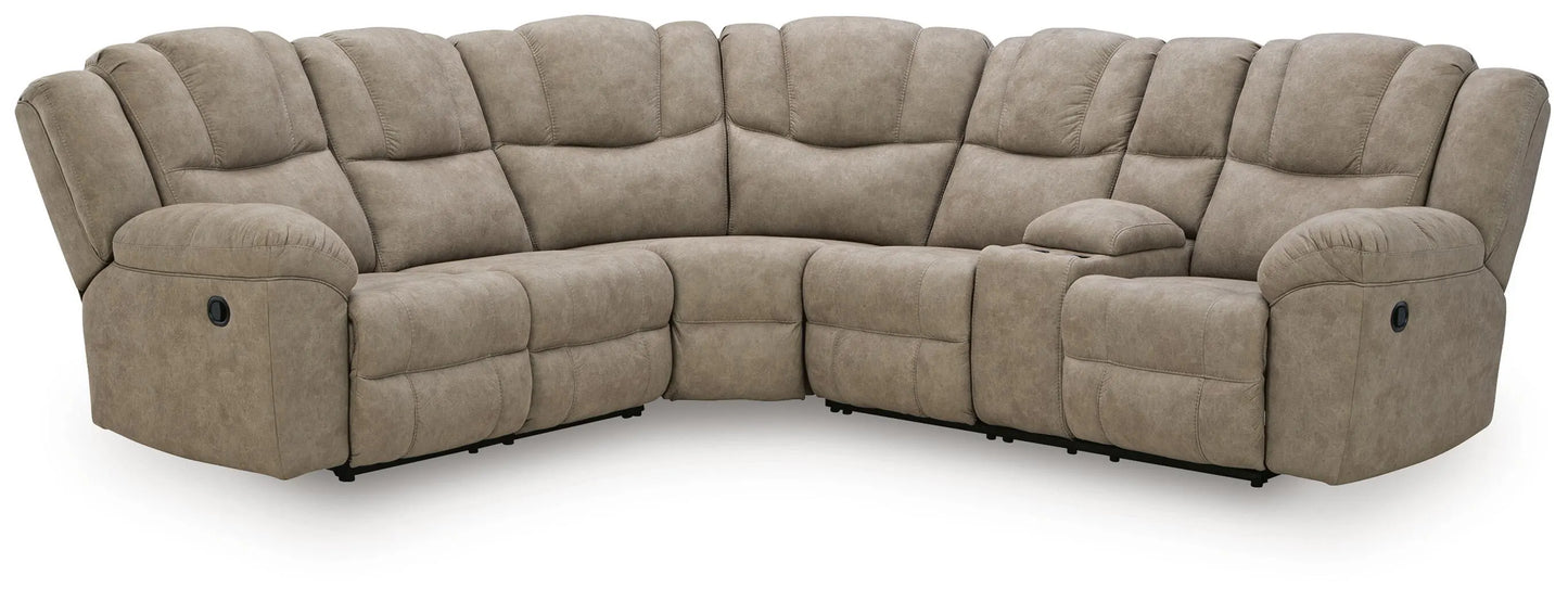 Ravenswaye 3-Piece Reclining Sectional with Console