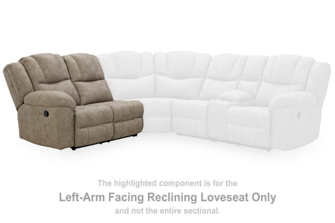 Ravenswaye Left-Arm Facing Reclining Loveseat