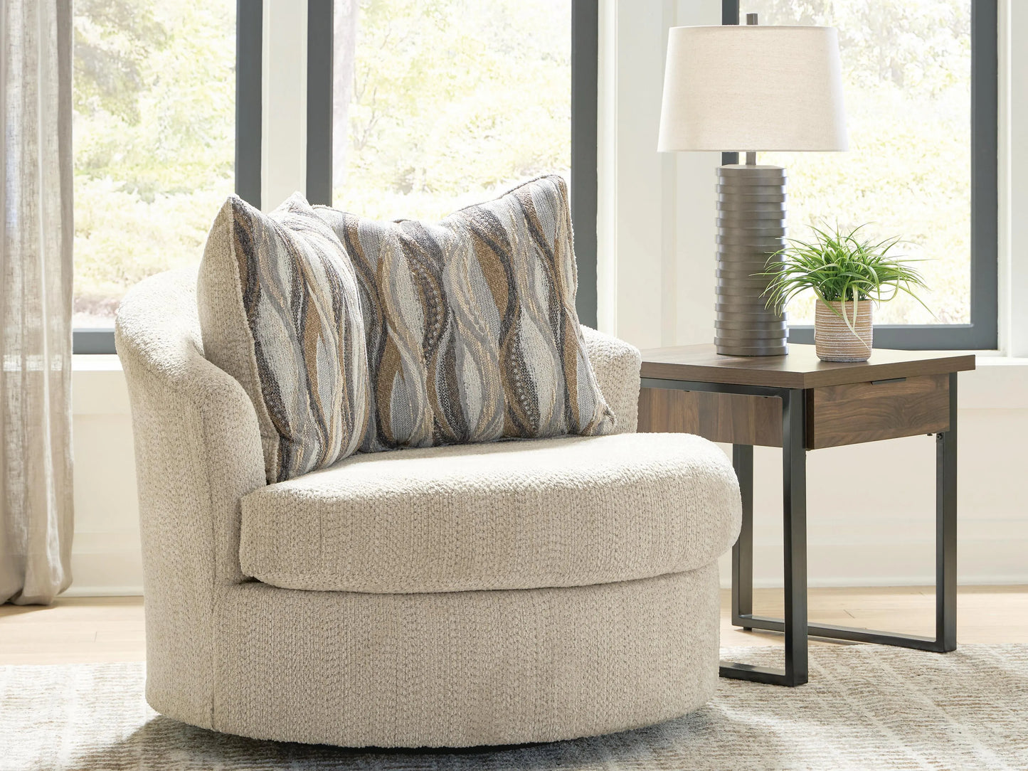 Crespino Swivel Accent Chair