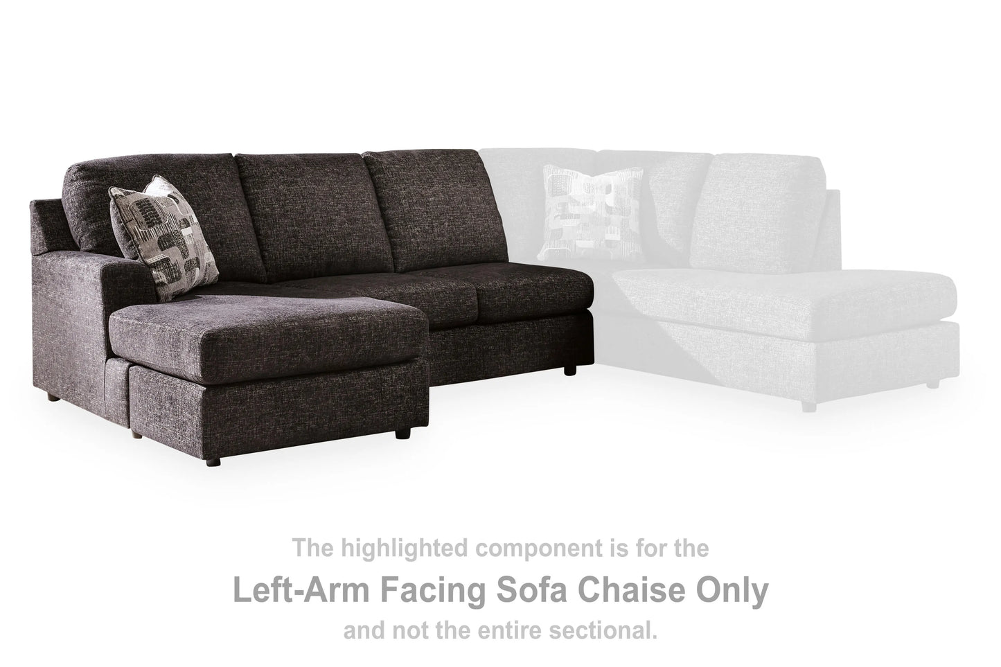 Coralene Left-Arm Facing Sofa Chaise