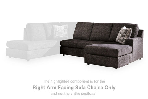 Coralene Right-Arm Facing Sofa Chaise