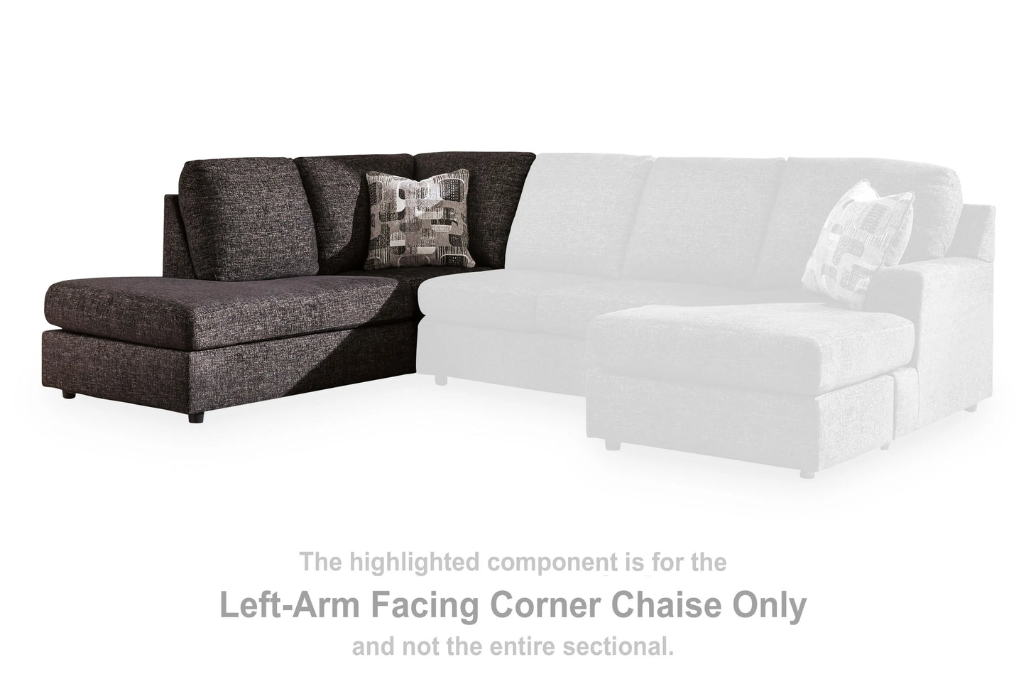Coralene Left-Arm Facing Corner Chaise