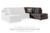 Coralene Right-Arm Facing Corner Chaise