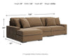 Calden 3-Piece Sectional with Chaise