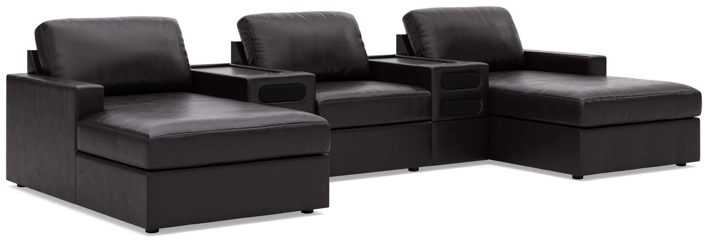 Modmax II 5-Piece Double Chaise Sectional with Audio Consoles