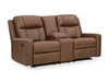Mackmenville Reclining Loveseat with Console