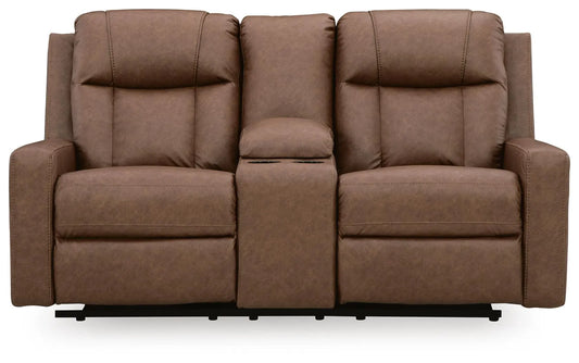Mackmenville Reclining Loveseat with Console