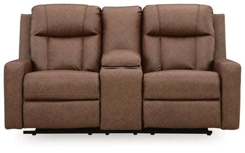 Mackmenville Reclining Loveseat with Console