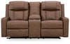 Mackmenville Reclining Loveseat with Console