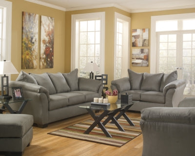 Sofá, loveseat, silla y otomana Darcy