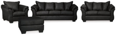 Sofá, loveseat, silla y otomana Darcy