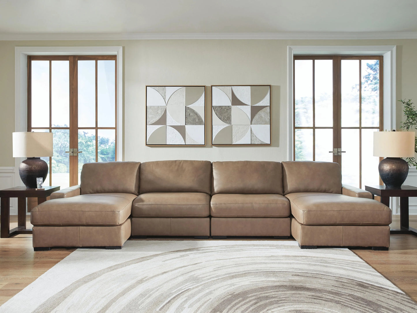 Veronella 4-Piece Double Chaise Sectional