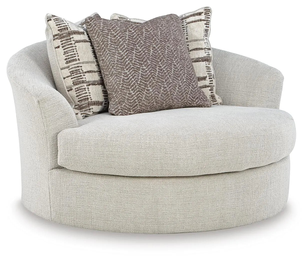 Barrelton Oversized Swivel Accent Chair