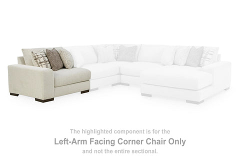 Barrelton Left-Arm Facing Corner Chair