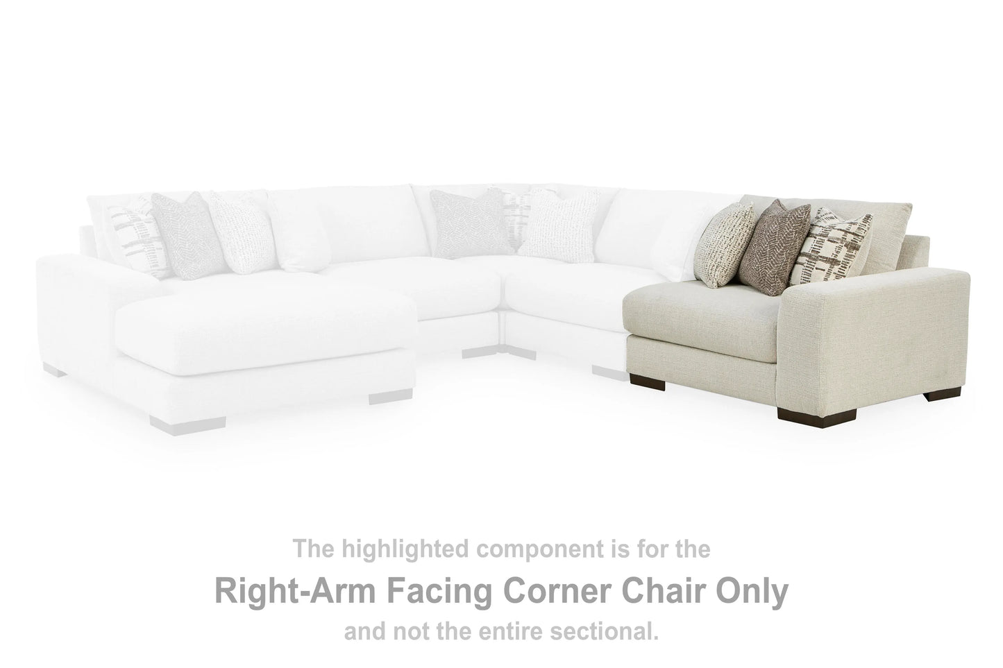 Barrelton Right-Arm Facing Corner Chair