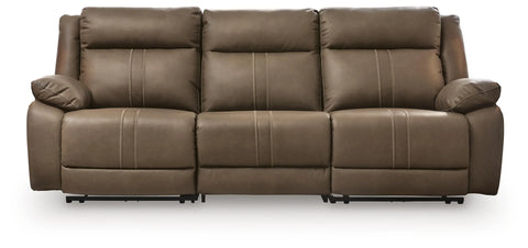 Max-Media 3-Piece Power Sectional Reclining Sofa