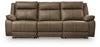 Max-Media 3-Piece Power Sectional Reclining Sofa