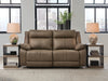 Max-Media 2-Piece Power Reclining Sectional Loveseat
