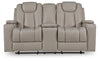 Next Move Glider Reclining Loveseat with Console