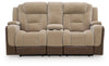 Ultimax Power Reclining Loveseat with Console