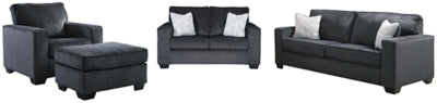 Sofá, loveseat, silla y otomana Altari