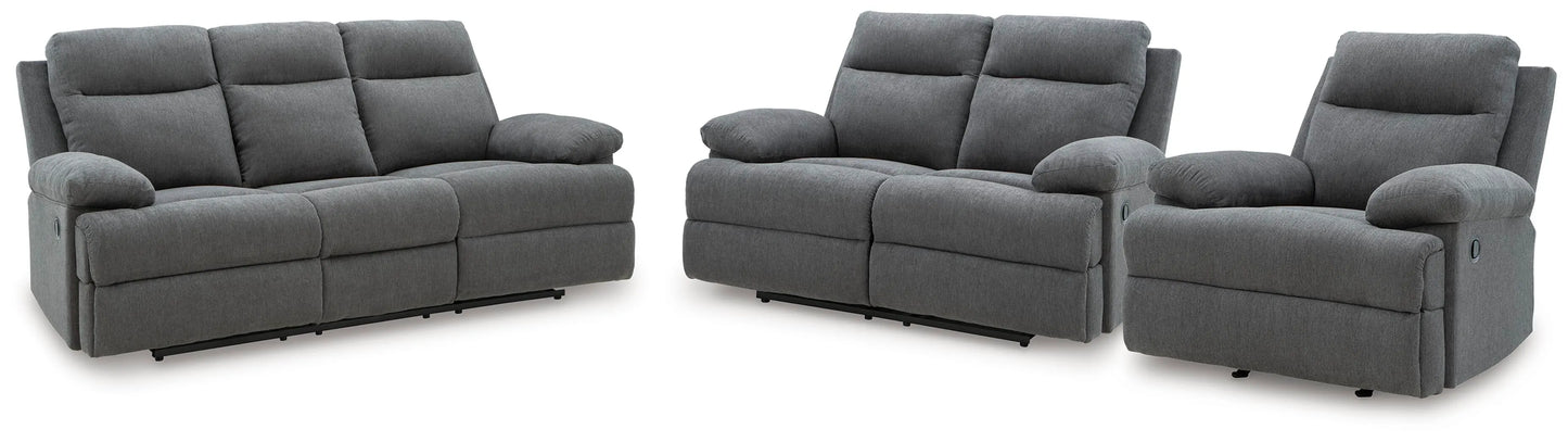 Tarrant Reclining Sofa, Loveseat and Recliner
