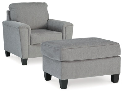 Leeshan Chair and Ottoman