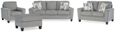 Sofá, loveseat, silla y otomana Leeshan