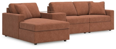 Seccional Modmax de 4 piezas con chaise longue