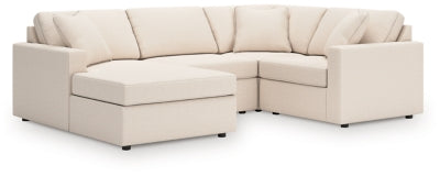 Seccional Modmax de 4 piezas con chaise longue