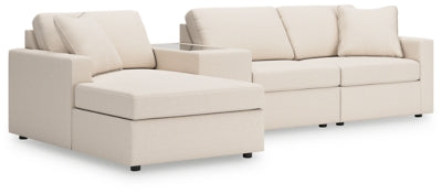 Seccional Modmax de 4 piezas con chaise longue