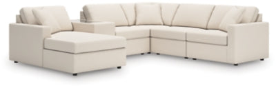 Seccional Modmax de 6 piezas con chaise longue
