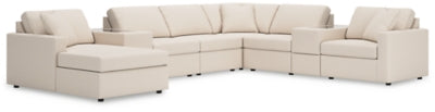 Seccional Modmax de 8 piezas con chaise longue