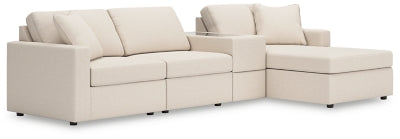 Seccional Modmax de 4 piezas con chaise longue