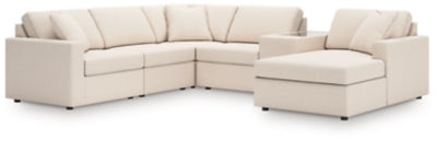 Seccional Modmax de 6 piezas con chaise longue