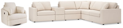 Sillón reclinable giratorio y seccional Modmax de 6 piezas