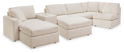 Seccional Modmax de 6 piezas y 2 otomanas