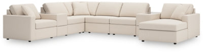 Seccional Modmax de 8 piezas con chaise longue