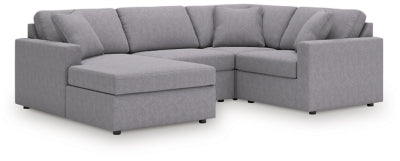 Seccional Modmax de 4 piezas con chaise longue