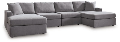 Seccional Modmax de 4 piezas con chaise longue