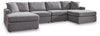 Seccional Modmax de 4 piezas con chaise longue