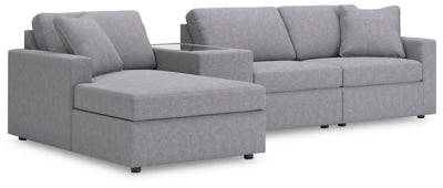 Seccional Modmax de 4 piezas con chaise longue
