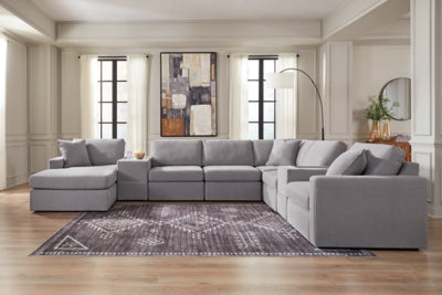 Seccional Modmax de 8 piezas con chaise longue