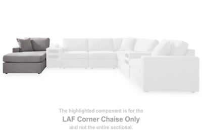 Chaise longue esquinera con brazo izquierdo Modmax